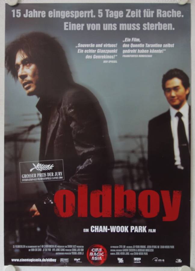 Oldboy original release german movie poster